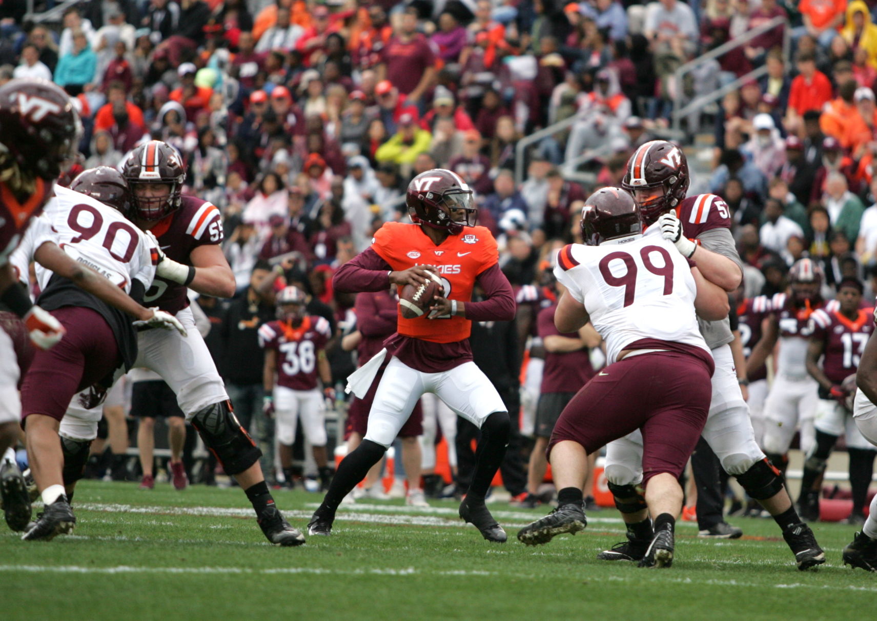 Virginia Tech quarterback Hendon Hooker